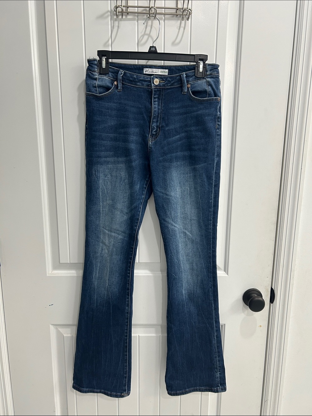 Kancan Dark Blue Bootcut Jeans